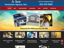 Tablet Screenshot of aaceinsurance.com